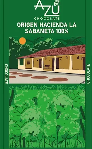 Barra de Chocolate Hacienda La Sabaneta 100%