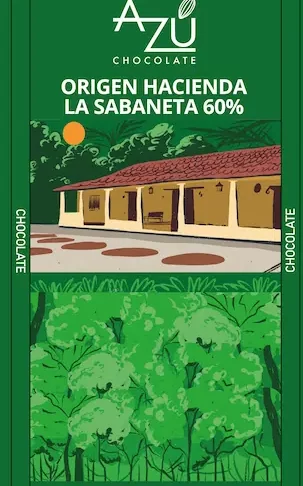 Barra de Chocolate Hacienda La Sabaneta 60%